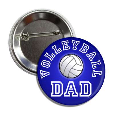 volleyball dad blue button