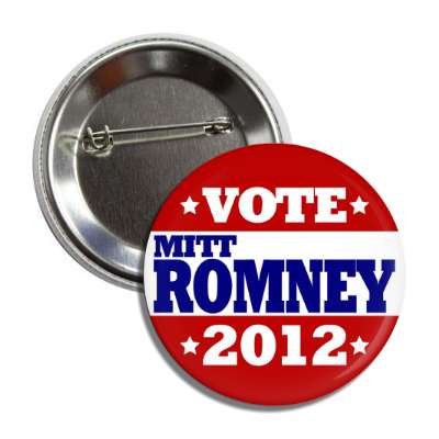 vote mitt romney 2012 button