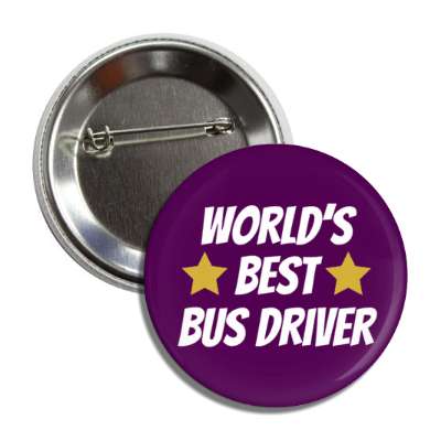 worlds best bus driver button