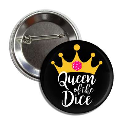 bunco queen of the dice crown button