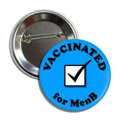 check box vaccinated for menb button