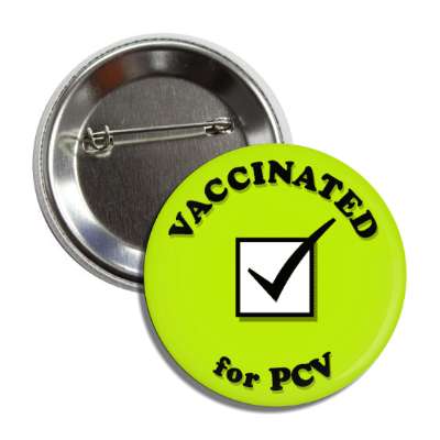 check box vaccinated for pcv button