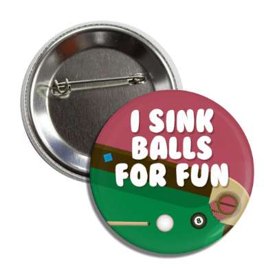 i sink balls for fun 8 ball pool word play funny pool table button