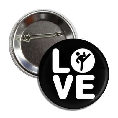 martial arts love stacked button