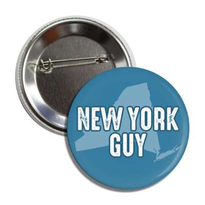 new york guy us state shape button