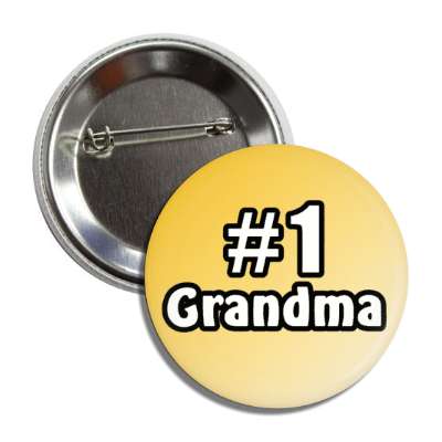 number one grandma button