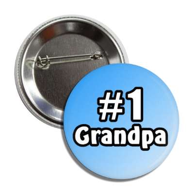number one grandpa button