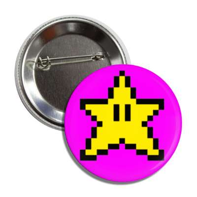 pixel nes star purple button