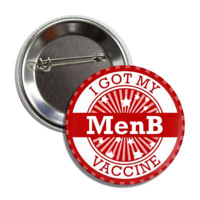 star burst i got my menb vaccine red button
