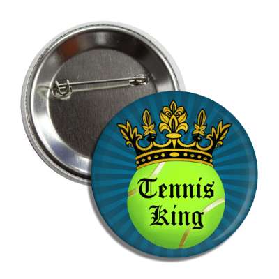 tennis king crown button
