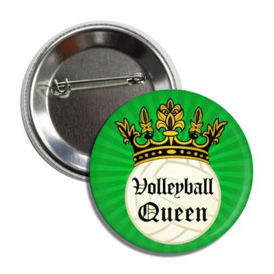 volleyball queen crown button