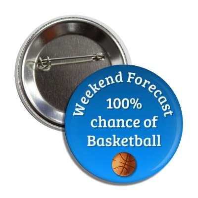 weekend forecast 100 percent chance of basketball button