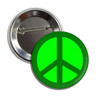 peace sign green button