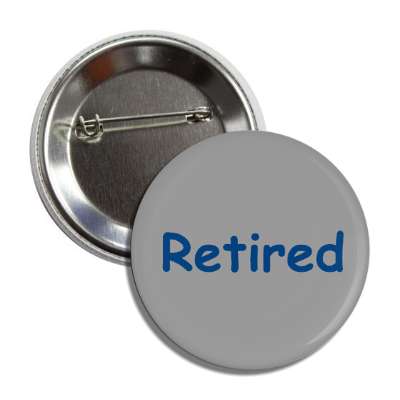 retired grey blue button