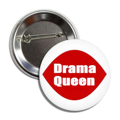 drama queen ice cream logo button