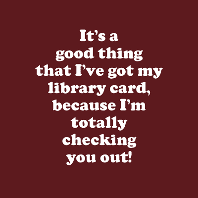 Checking You Out Card Checking You Out Card