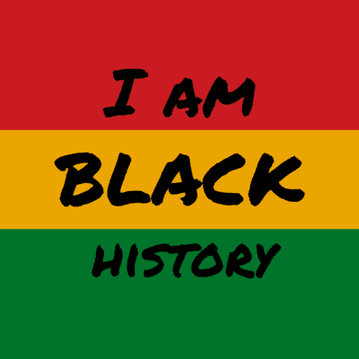 I Am Black History Red Green | Buttons