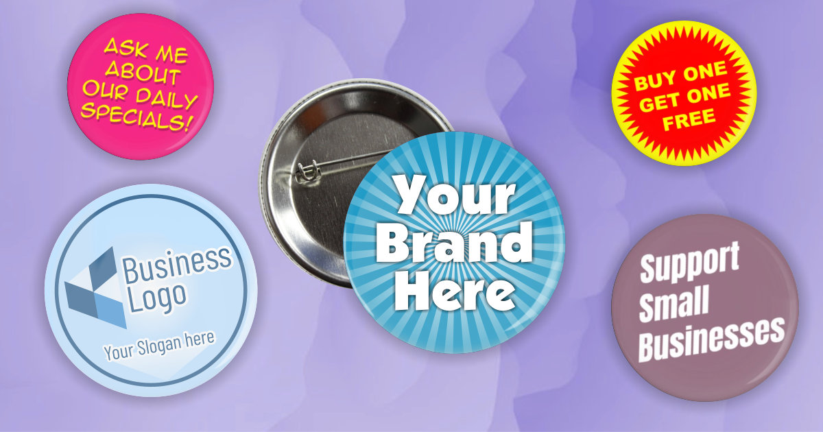 marketing strategy button pins for businesses