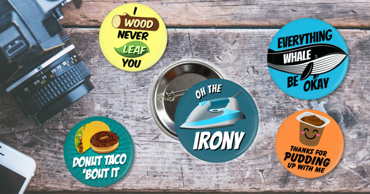 Get a Laugh with The Newest Dad Jokes You Didn’t Know You Needed from Wacky Buttons