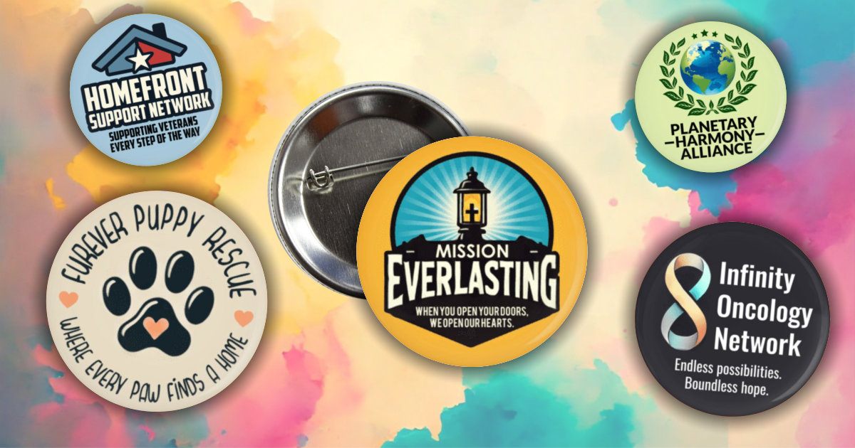 Creating Button Pins for Non-Profits