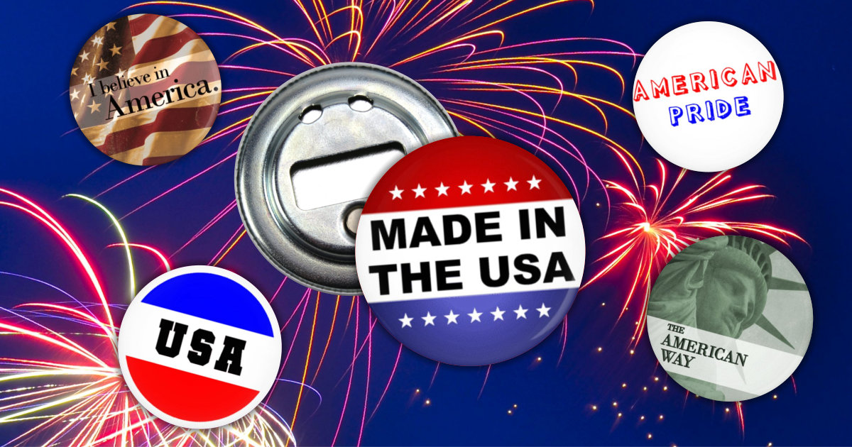 Bottle Opener Back Buttons