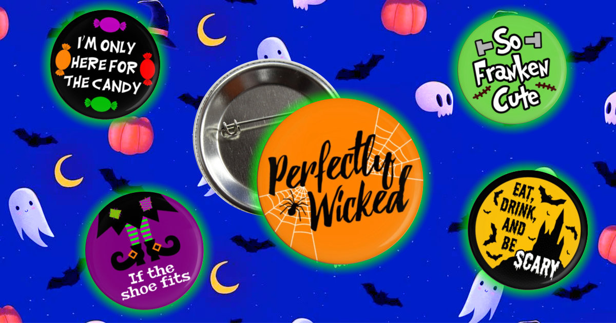 Spooky and Creative Custom Buttons for Halloween