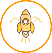 Rocket Ship - Overnight Shipping Available