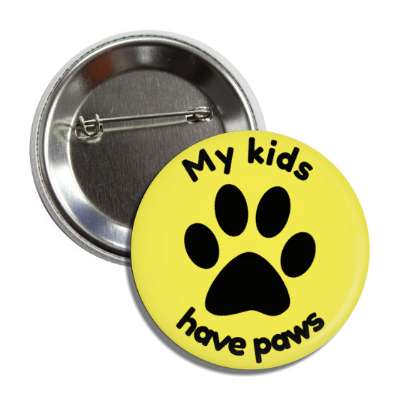 my kids have paws adorable animal animals cartoon cartoons kids kid child children art artwork