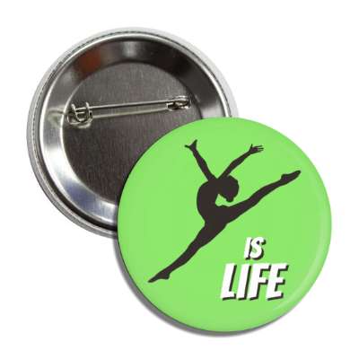 gymnastics is life silhouette sports gymnastics calisthenics aerobics athletics bodybuilding activity gym fun recreational activities