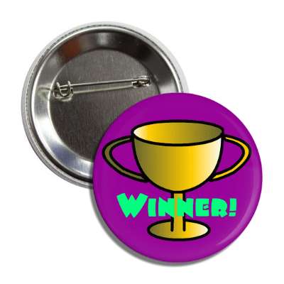 winner trophy purple button