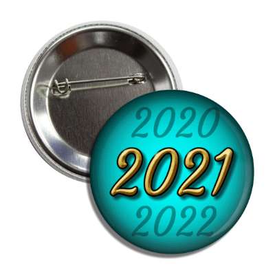 2021 new year aqua button