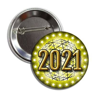 2021 times square new york city ball drop yellow button
