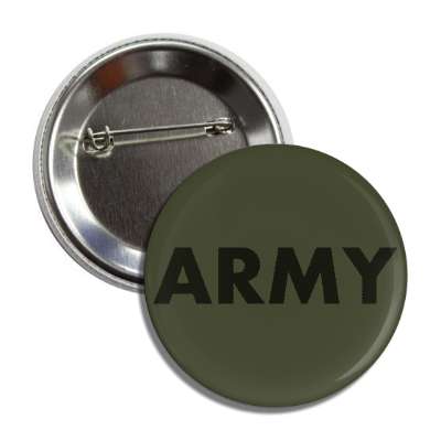 army dark green black button
