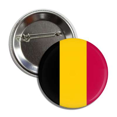 belgium belgian flag country button