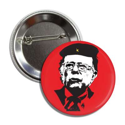 bernie sanders red parody button