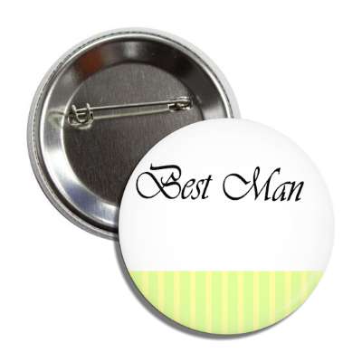 best man yellow white lines button