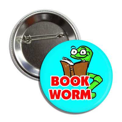 book worm button