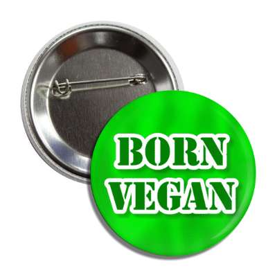 born vegan stencil green button