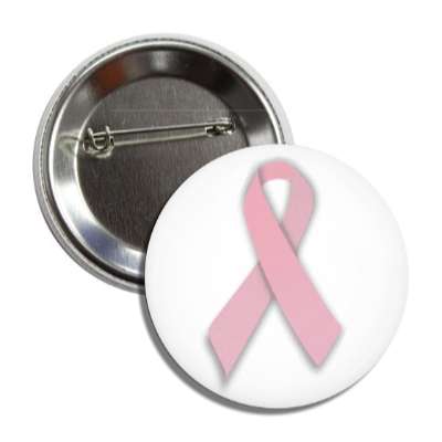 breast cancer pink awareness ribbon button