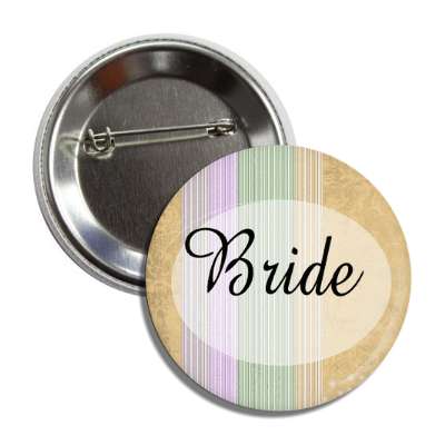 bride yellow lines oval button
