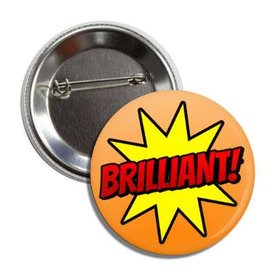 brilliant student motivation burst orange button