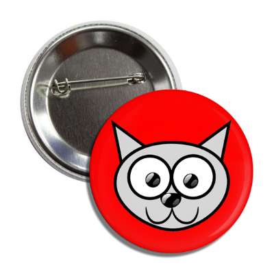 cat cute cartoon button