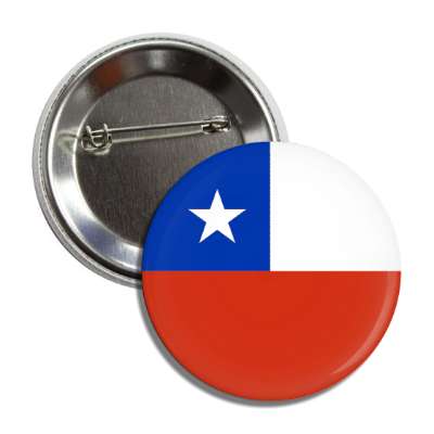 chile chilean flag country button