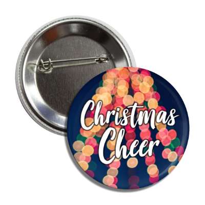 christmas cheer lights tree button