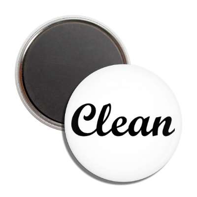 clean dishwasher white button