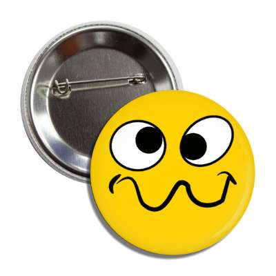 confused cross eyed smile face button