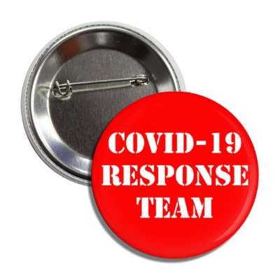 covid 19 response team stencil red button