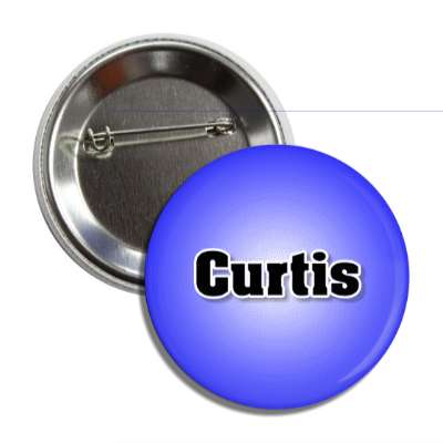 curtis male name blue button