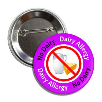 dairy allergy milk cheese red slash purple button