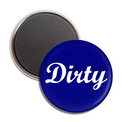 dirty dishwasher blue button